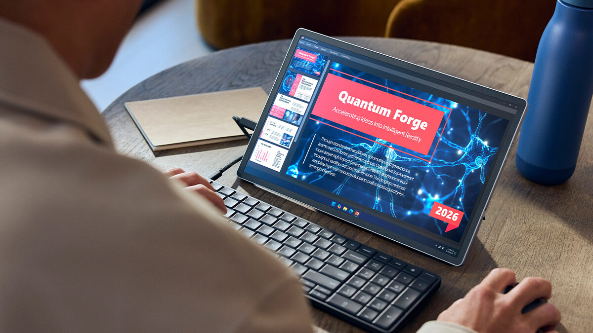 HP ukázalo na CESu kuriózní počítač! Je to sice trochu retro, ale určitým lidem může dávat smysl