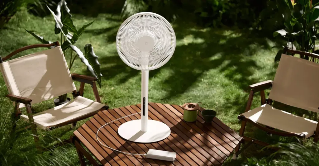 Mijia Smart Standing Fan Pro Slim nabijeni z powerbanky