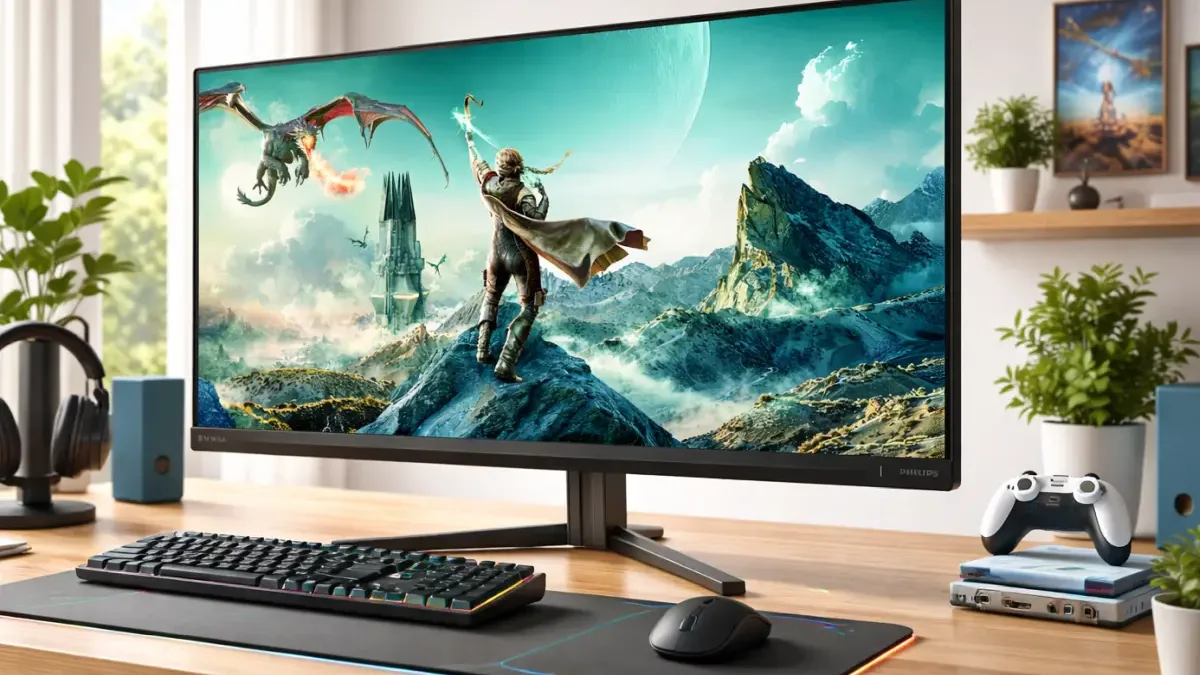 Skvělý herní monitor Philips pořád zlevňuje. Umí 4K se 160 Hz nebo až 320 Hz při FullHD, nechybí mu ani repráčky