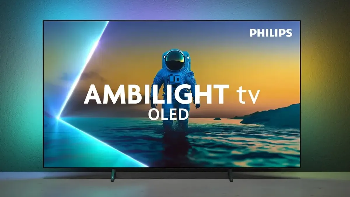Tato 77″ OLED TV Philips pořádně zlevnila. Má Ambilight, Dolby Atmos a až 144 Hz