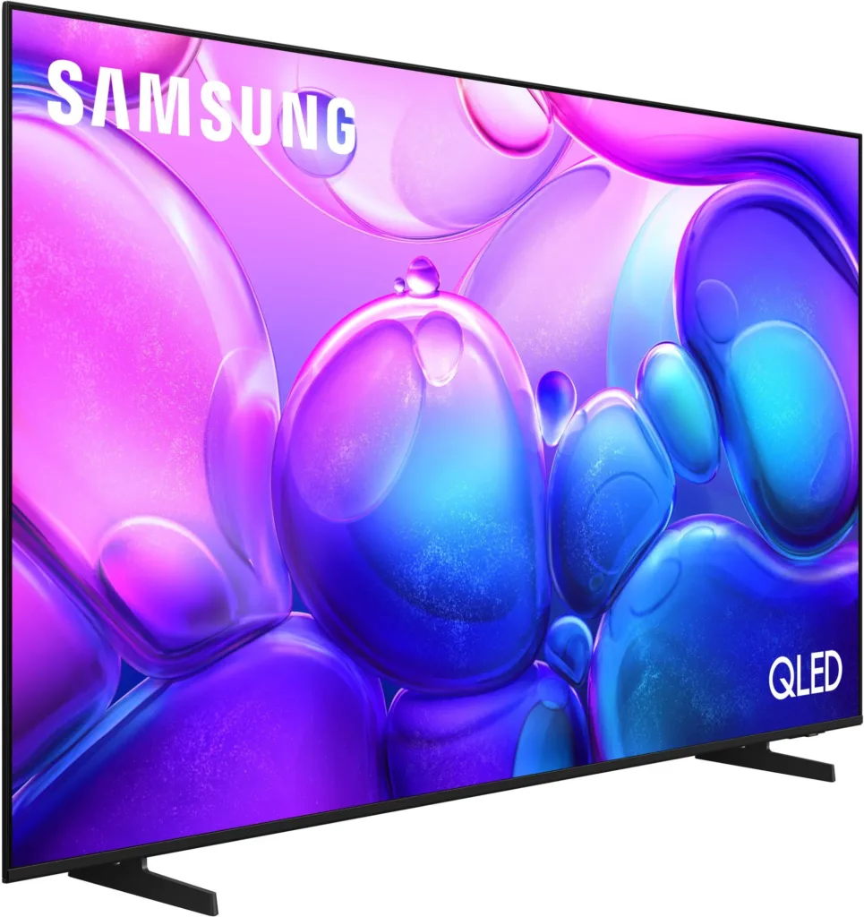 Samsung QE75Q6F render predni strana pohled z boku