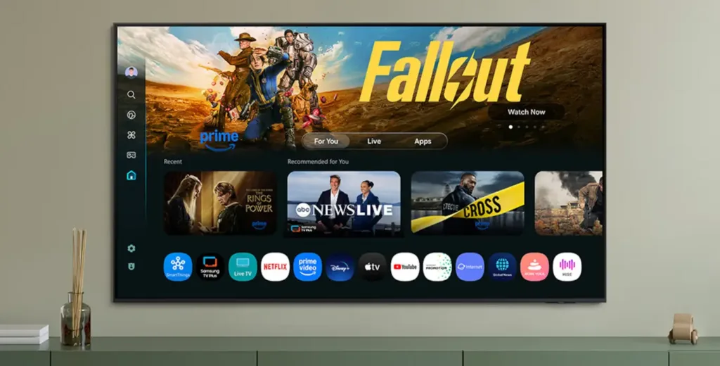 Samsung QE75Q6F system