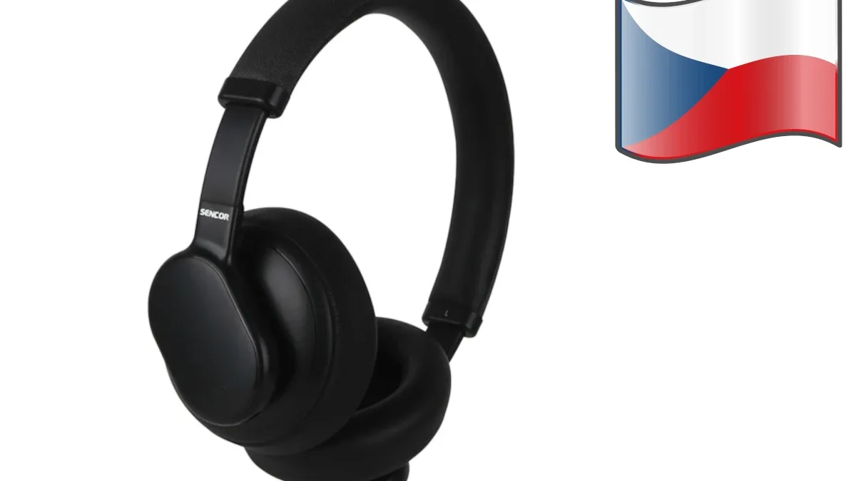 Sluchátka Sencor SEP 730BT zlevnila pod pětistovku. Zlákají aktivním potlačením hluku