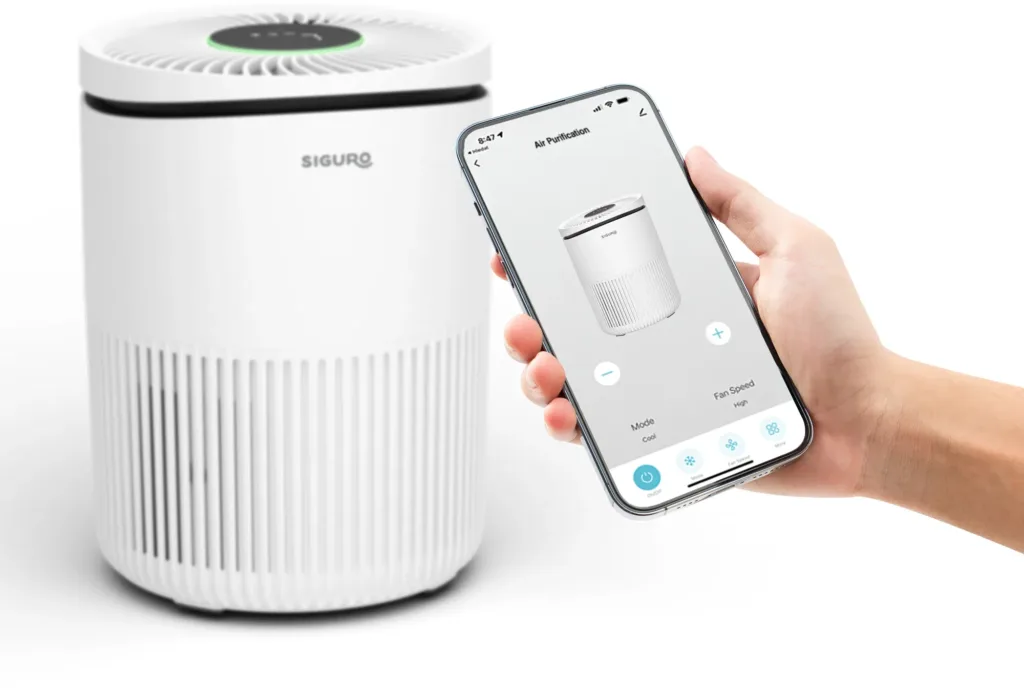 Siguro Auk WiFi D400W s mobilem