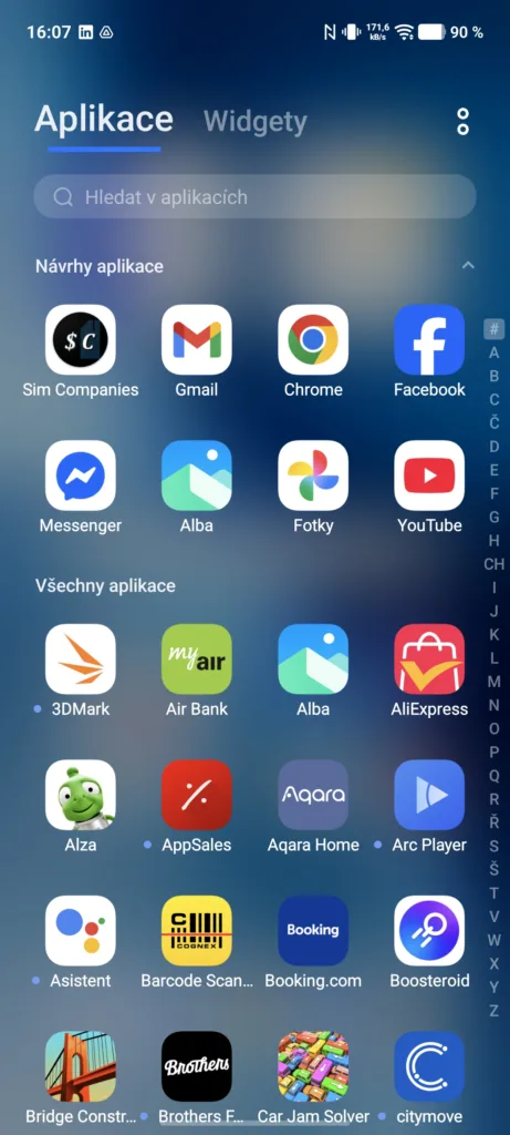 Vivo OriginOS 6 aplikace