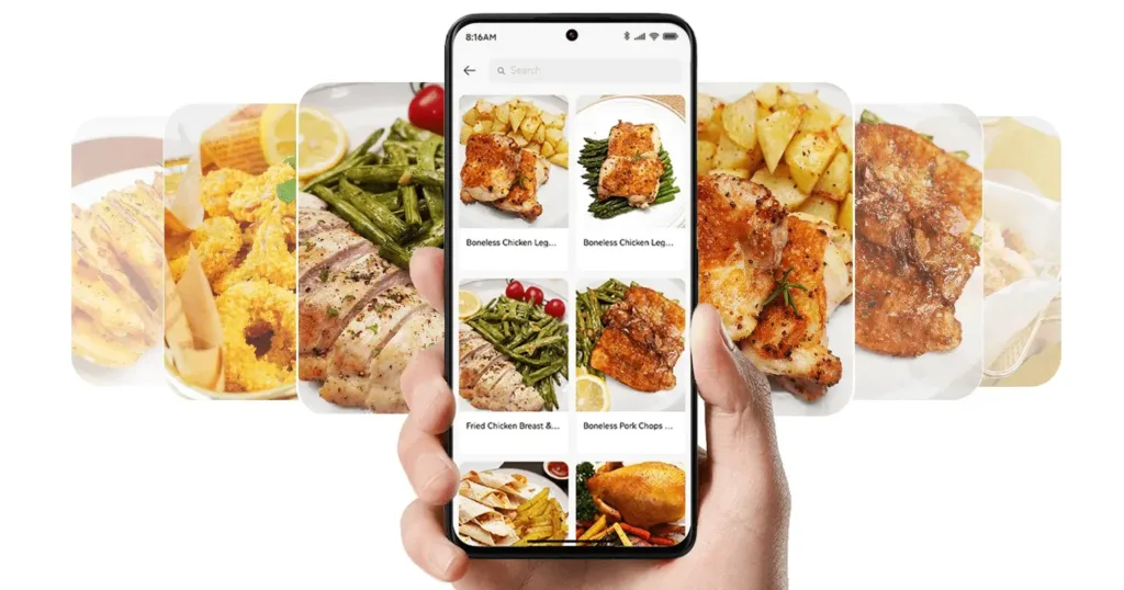 Xiaomi Dual Zone Smart Air Fryer 12L recepty v mobilu