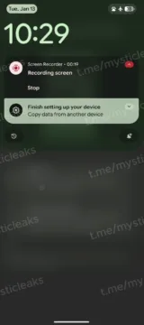 android 17 separatni notifikace mystic leaks