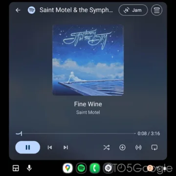 android auto 16.0 spotify prehravac redesign
