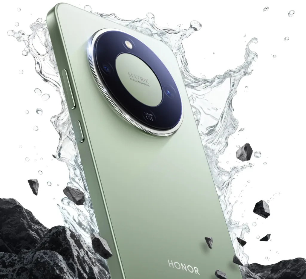 honor magic8 lite zelena zadni strana odolnost