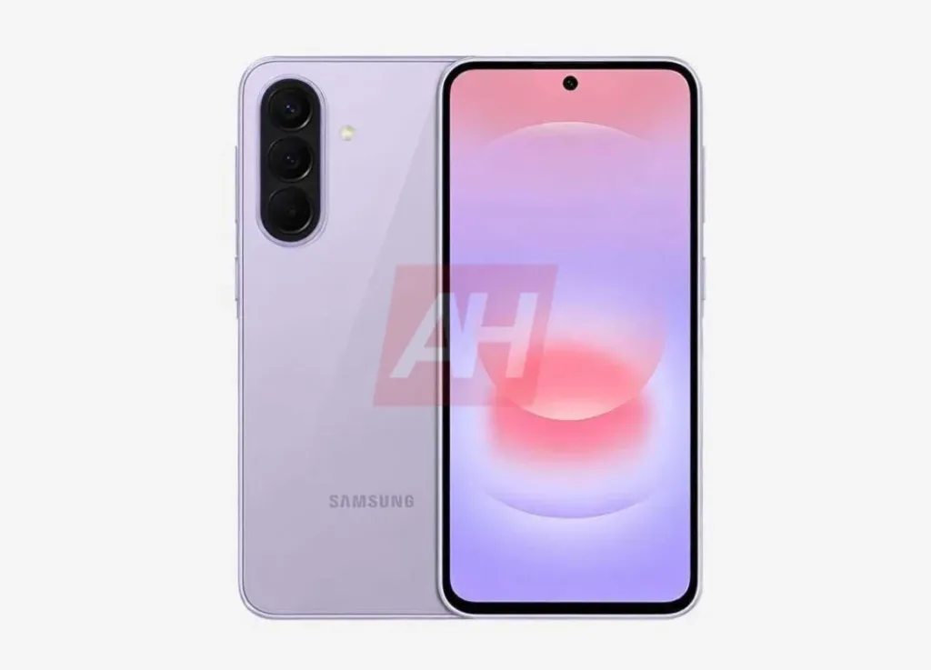 samsung galaxy a37 render android headlines predni a zadni strana