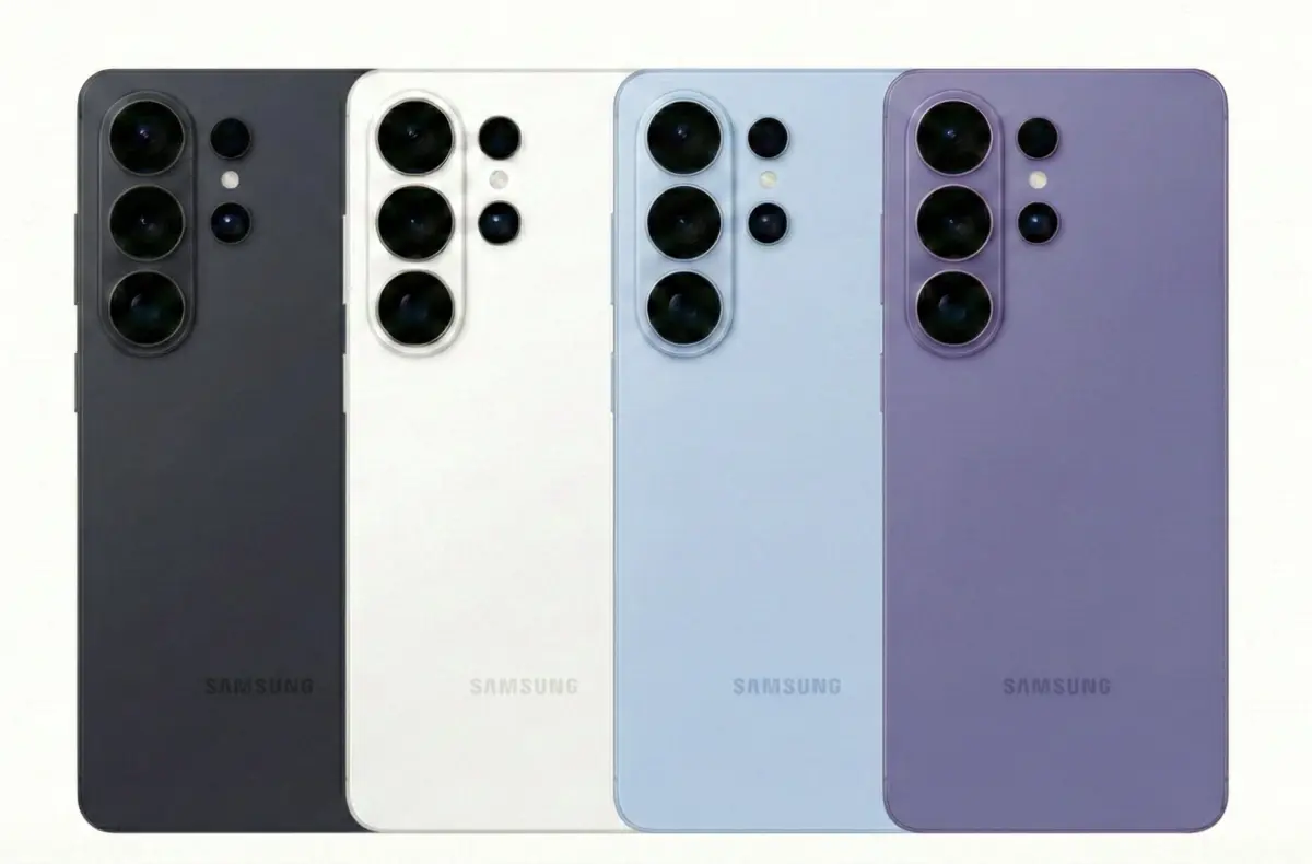 samsung galaxy s26 ultra barevne varianty render na zaklade uniku