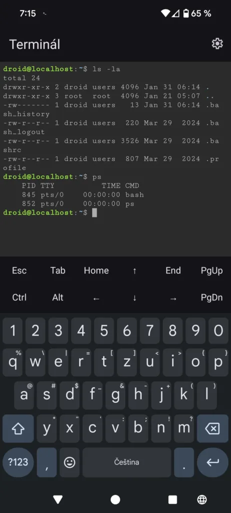 terminal linux