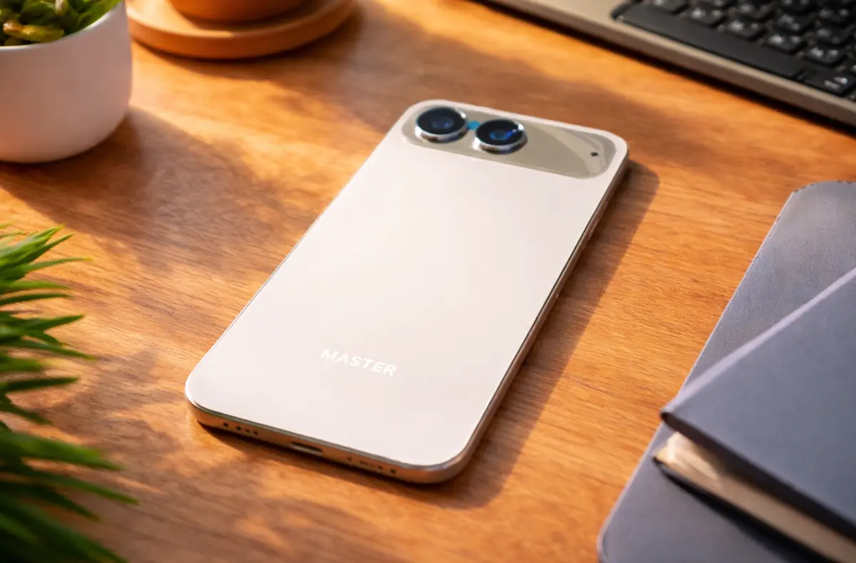 xiaomi 17 air na stole ai ilustrace