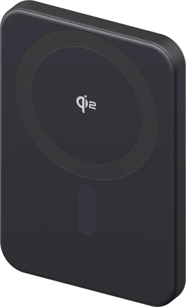 AlzaPower Qi2 Ultra Slim 5000mAh Compatible with MagSafe PD 20W tmave modra render