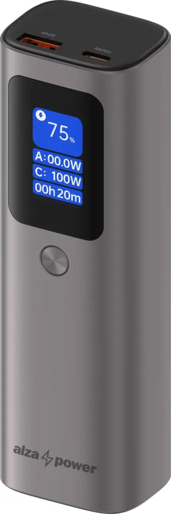 AlzaPower Vision 10000mAh Power Delivery 100W render
