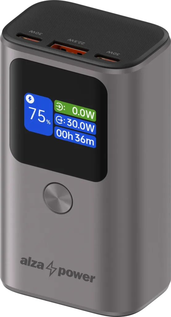 AlzaPower Vision 10000mAh Power Delivery 30W render