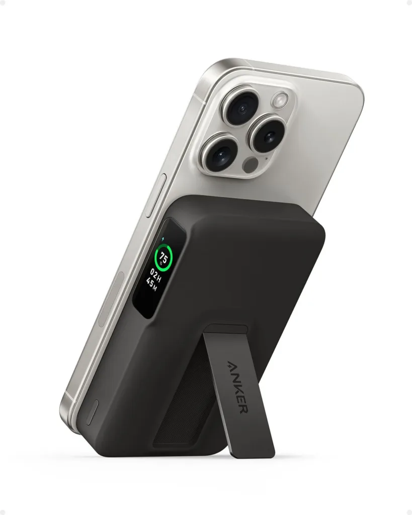 Anker 633 Magnetic Wireless Power Bank 10000mAh cerna s iphonem