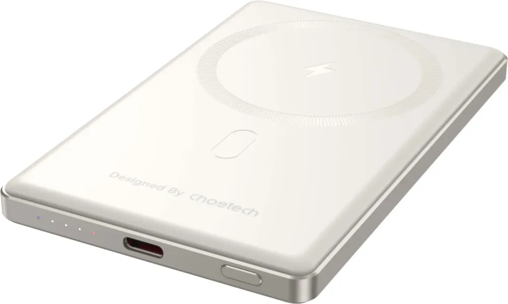 ChoeTech MagLeap Wireless 5000mAh Fast Charge render spodni strana