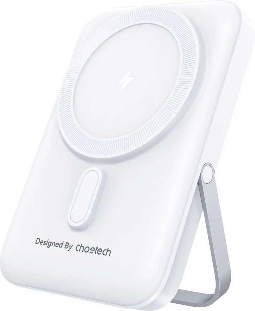 ChoeTech PD20W 10000mAh Magnetic Power Bank with holder bila render