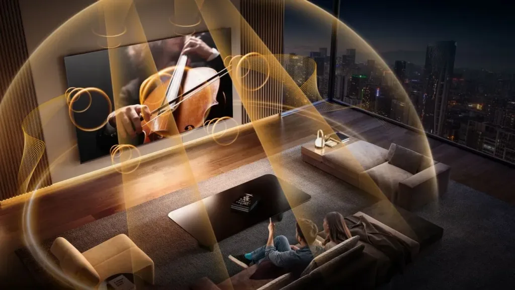 Hisense 65U8Q zvuk ilustrace