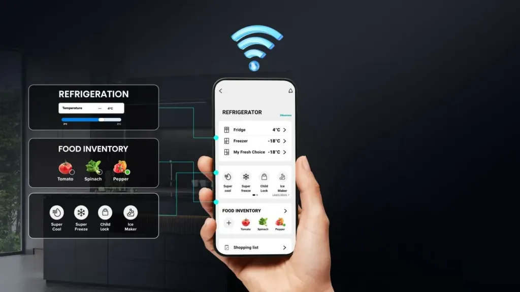 Hisense RQ5P640SYKD ovladani mobilem