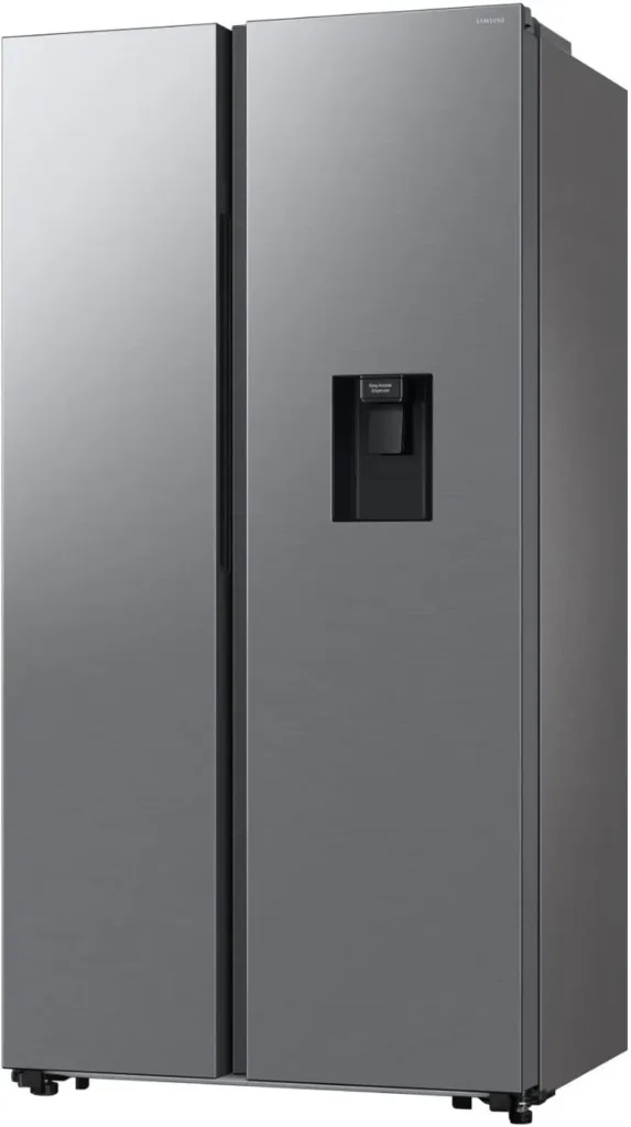 SAMSUNG RS57DG410EM9EO render predni strana pohled z boku