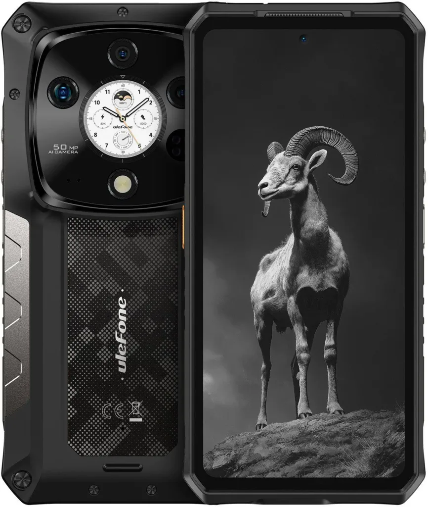UleFone Armor 28 Pro render predni a zadni strana