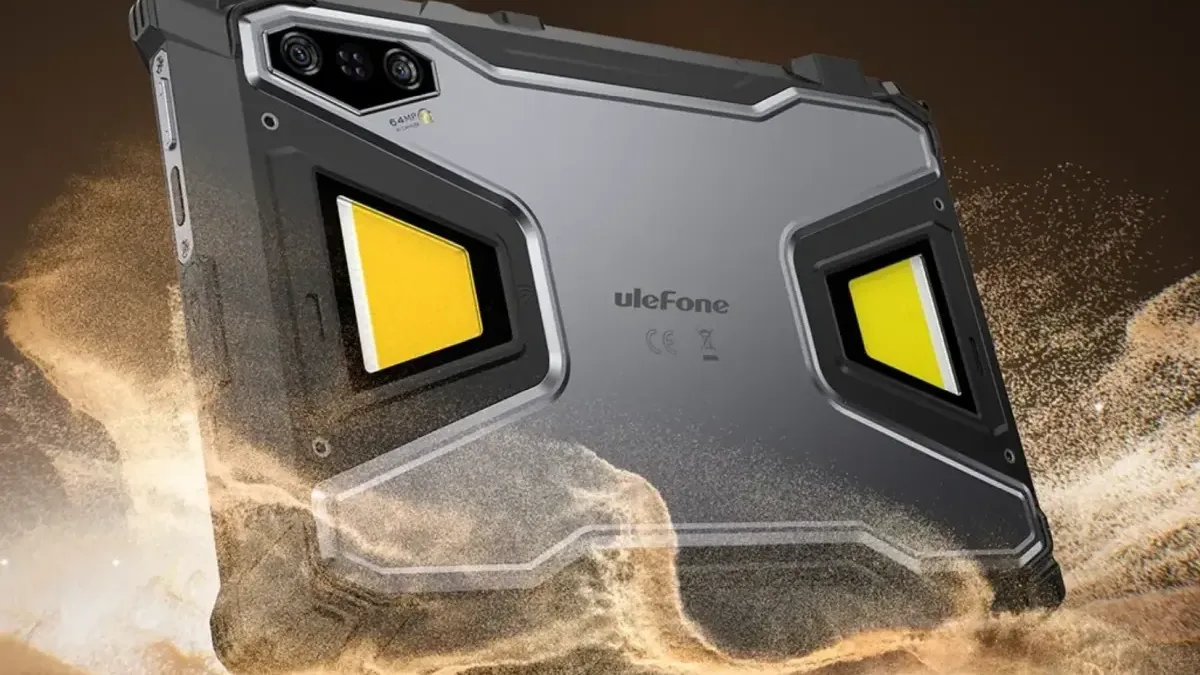 Alza zlevnila odolný tablet Ulefone Armor Pad 5 Pro s gigantickou baterií. Na zádech má silné LED osvětlení