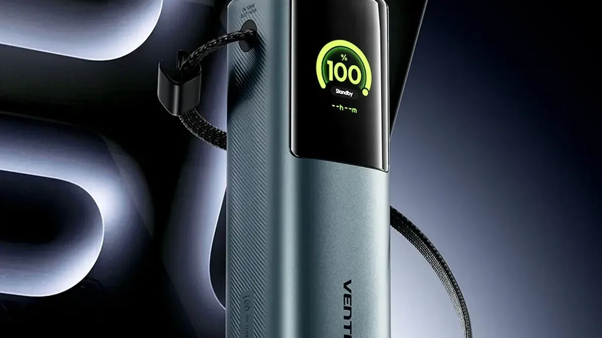 Powerbanka Vention má 27 000 mAh, 200W výkon a skvělý displej, teď zlevnila o několik stovek