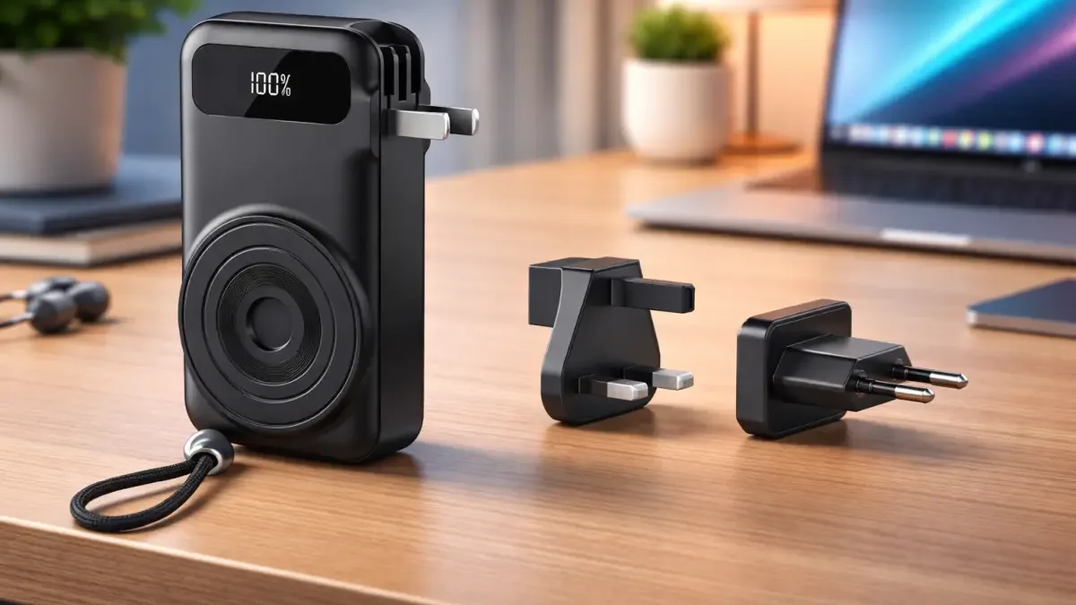 Tuhle cestovní powerbanku teď koupíte za zlomek původní ceny. Má vestavěnou síťovou vidlici a adaptéry v balení