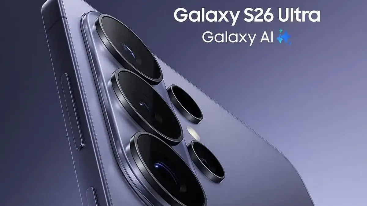 Samsung Galaxy S26 Ultra se ukazuje na prvním uniklém plakátu. Ve fialové barvě vypadá úchvatně