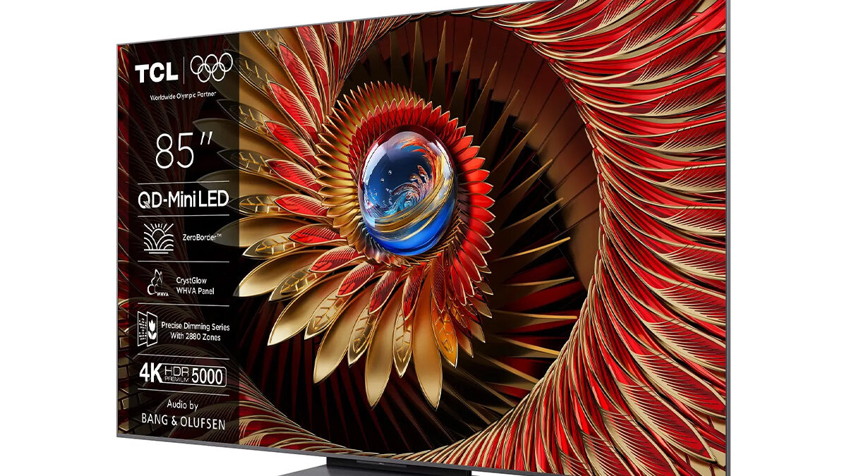 Prémiová 85″ televize TCL C8K s Bang & Olufsen zvukem zlevnila o skoro 50 tisíc! Má 144 Hz a neuvěřitelný jas