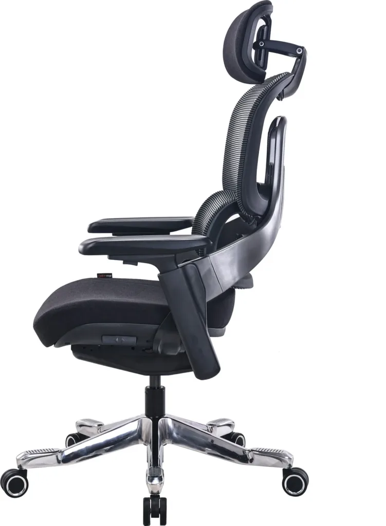 AlzaErgo Chair Abyss 2 render z boku