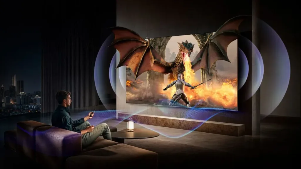 Hisense 100U7Q PRO s drakem