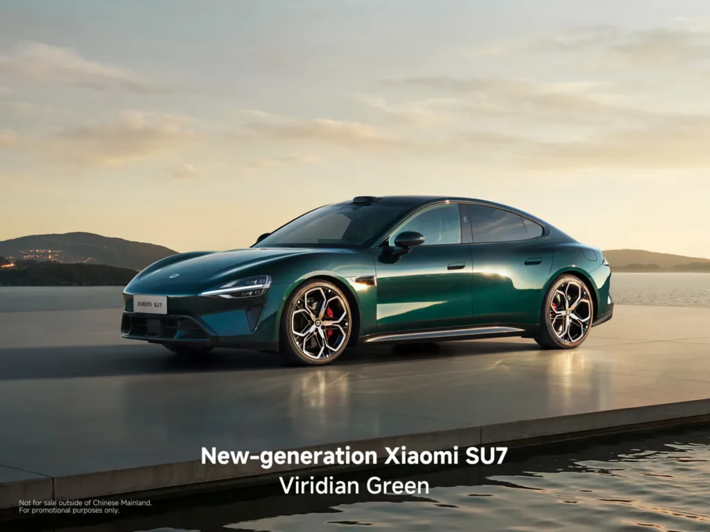 New generation Xiaomi SU7 04 Viridian Green 1536x1152 1