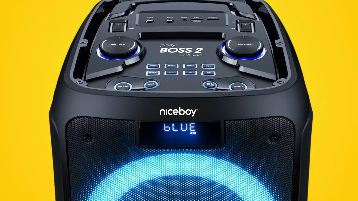 Výkonný párty reproduktor Niceboy zlevnil na 4 tisíce! Má mikrofon v balení, světla a hromadu funkcí