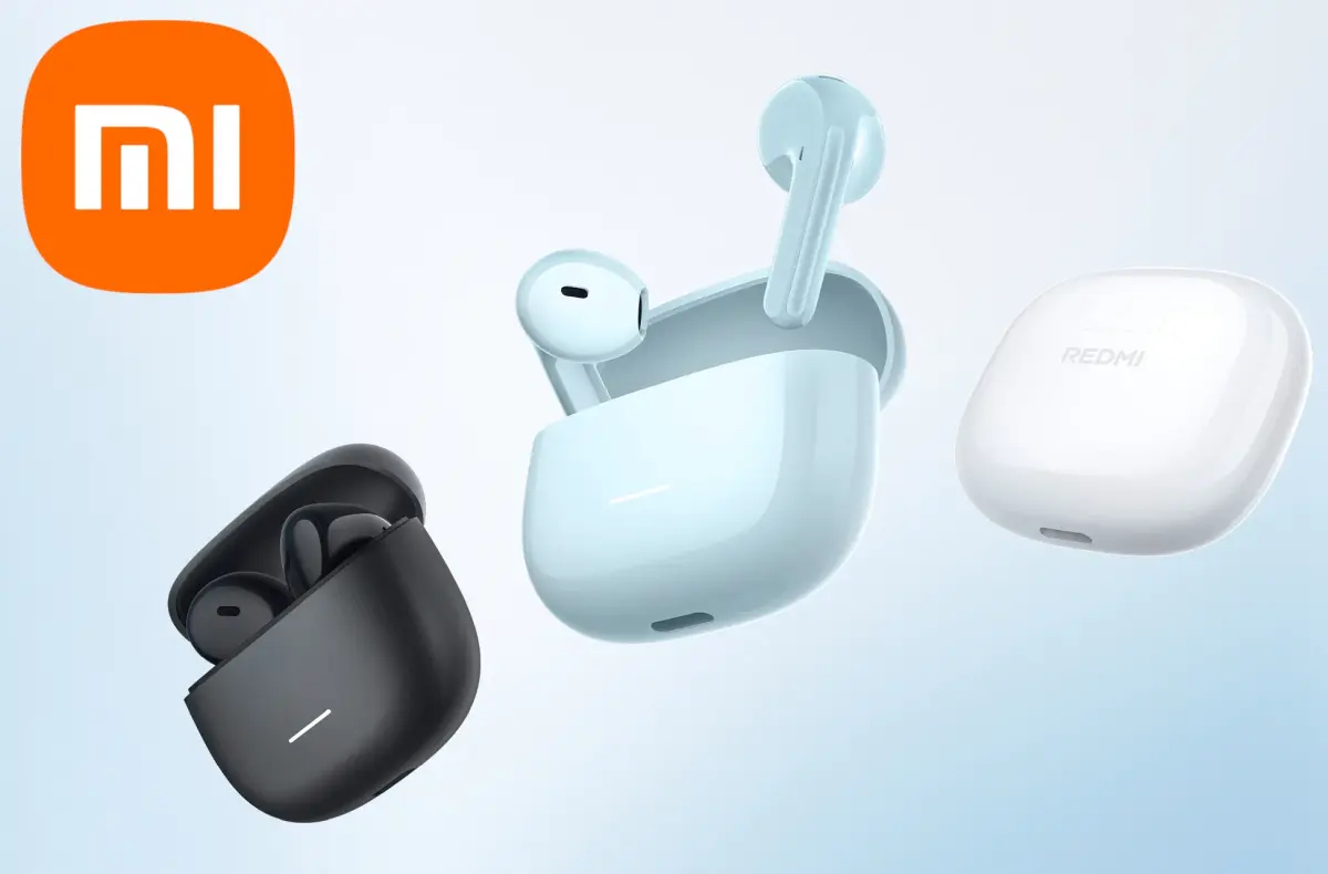 REDMI Buds 8 Active barevne varianty s logem