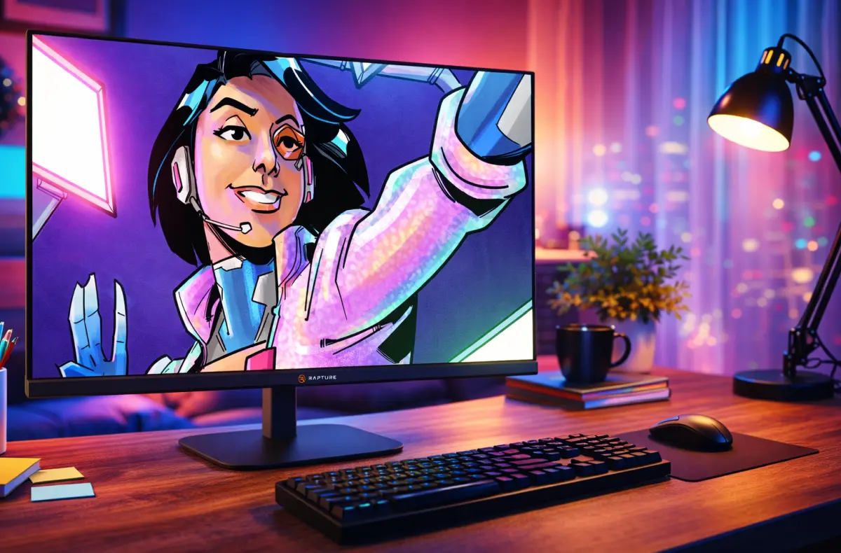 Rapture OPUS 27IFF144 na stole ai ilustrace