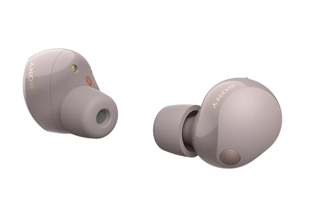 Sony WF 1000XM5 ruzova sluchatka render