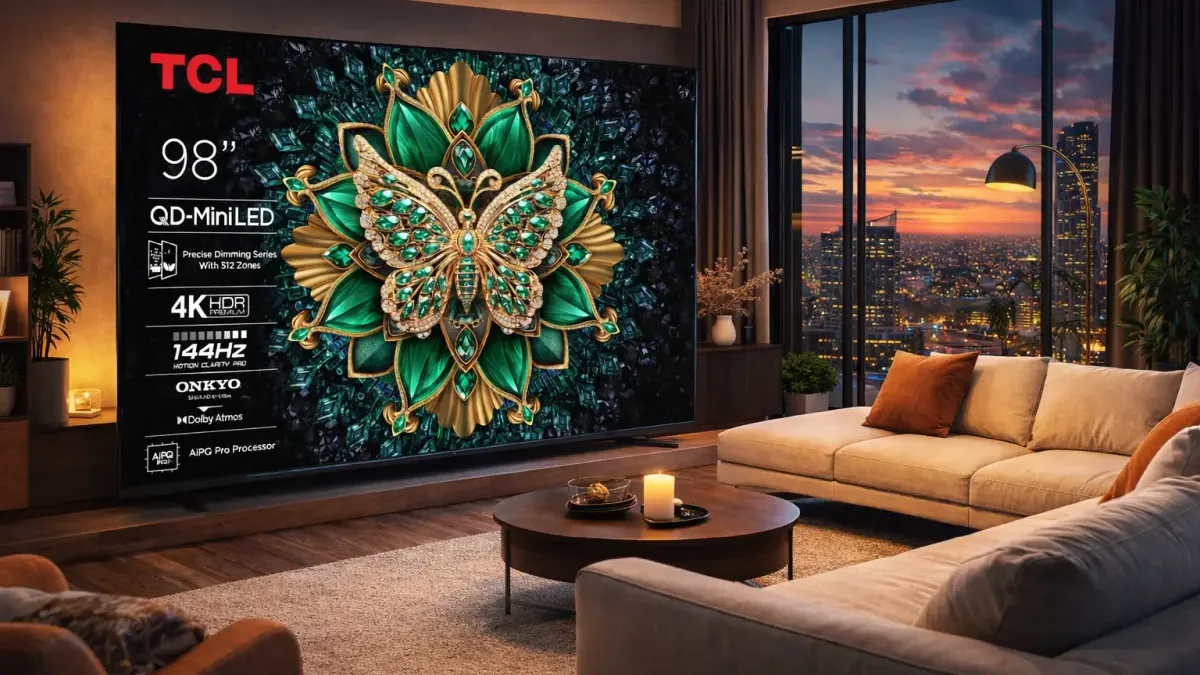 98″ Mini LED televize TCL za 45 tisíc? Na Alze díky kódu zlevnila o čtvrtinu