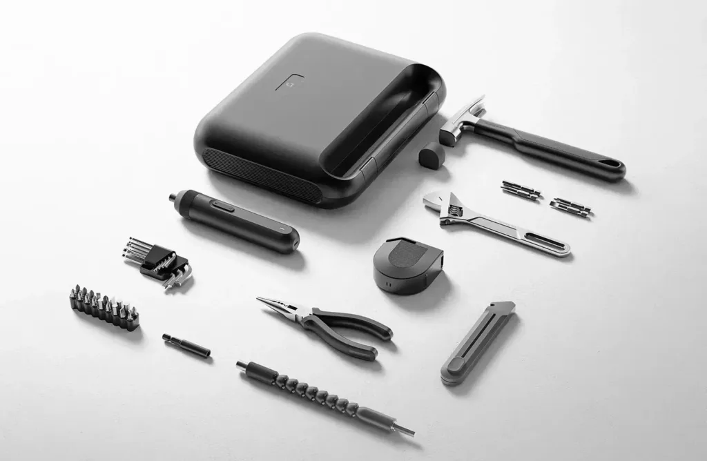 Xiaomi Mijia Tool Kit naradi vyskladane