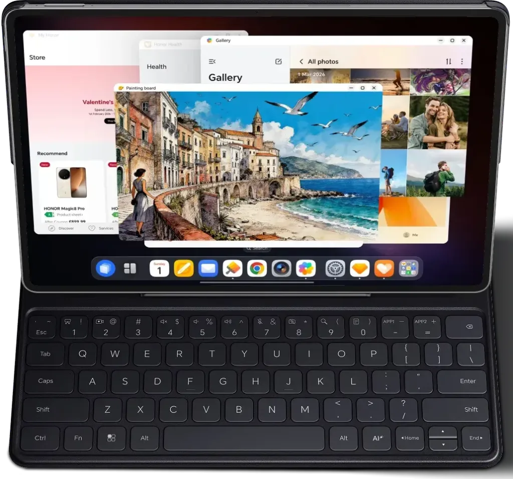 honor magicpad 4 s klavesnici render