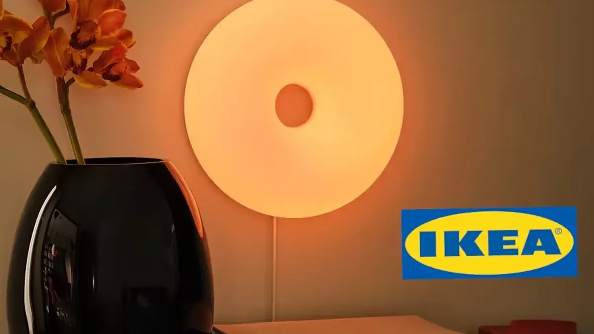 IKEA do Česka přinesla chytré světlo ve tvaru koblihy. Umí Matter a nestojí moc