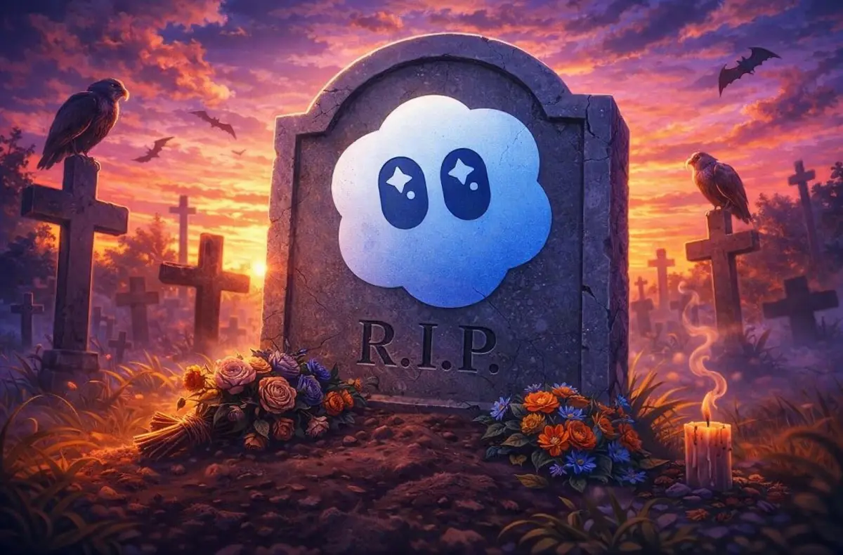 openai sora na nahrobnim kameni ai ilustrace