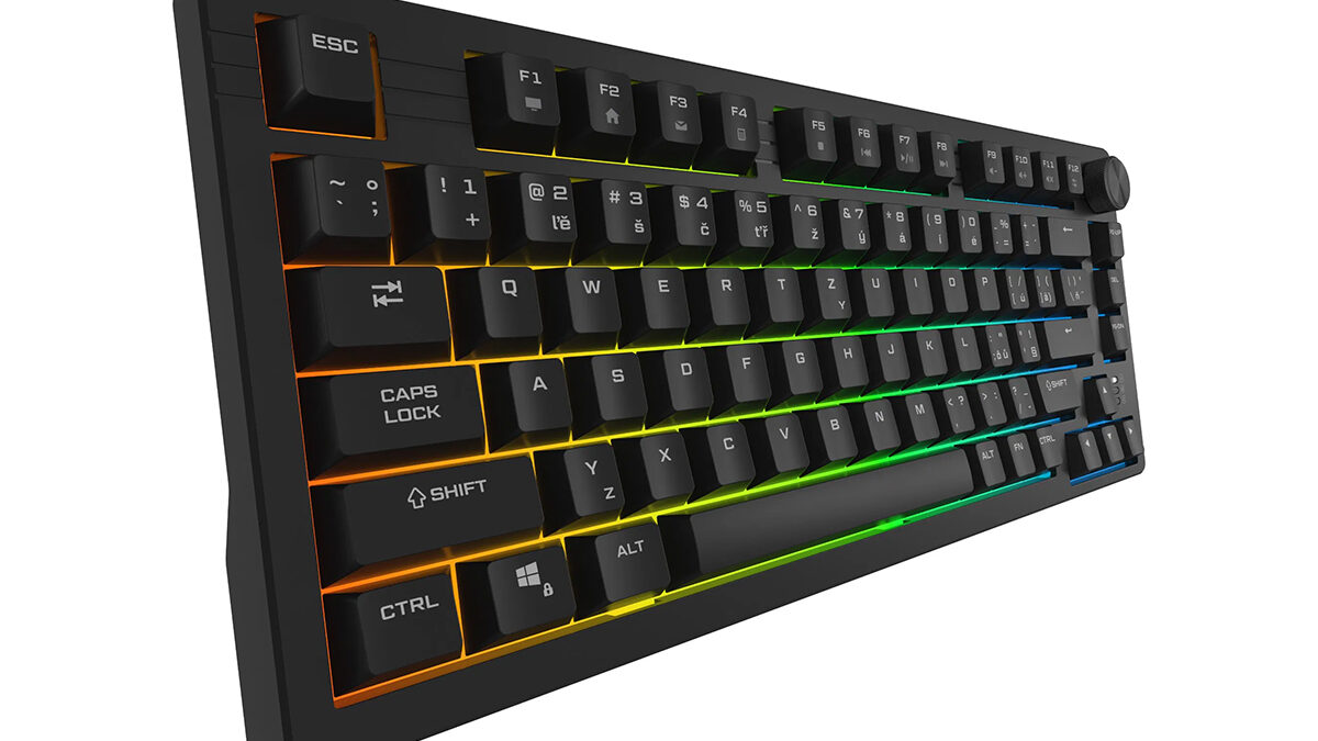 Unikátní klávesnice Rapture VICTOR ve skvělé akci! Má magnetické spínače a RGB podsvícení
