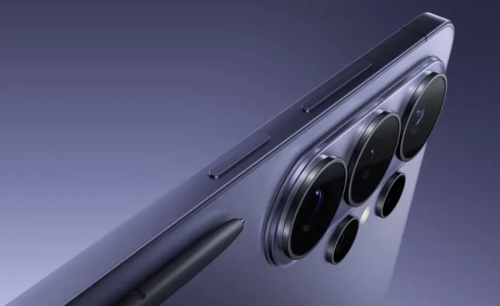 samsung galaxy s26 ultra fialova bocni hrana a fotoaparaty