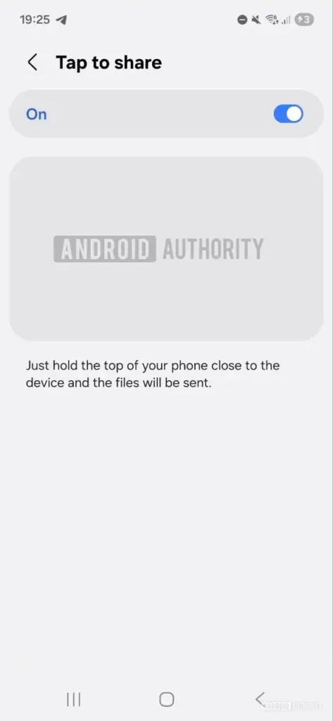samsung one ui 9 tap to share quick share unik