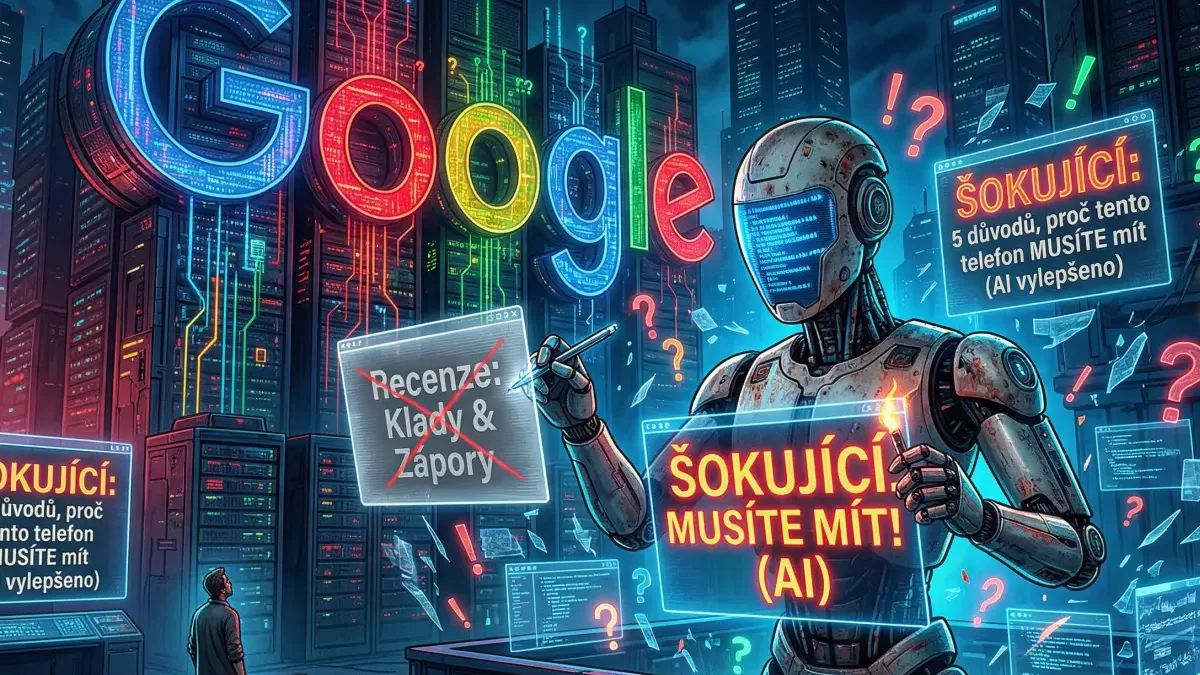 Google se snad zbláznil. Ve výsledcích vyhledávání mění nadpisy článků a webů pomocí AI