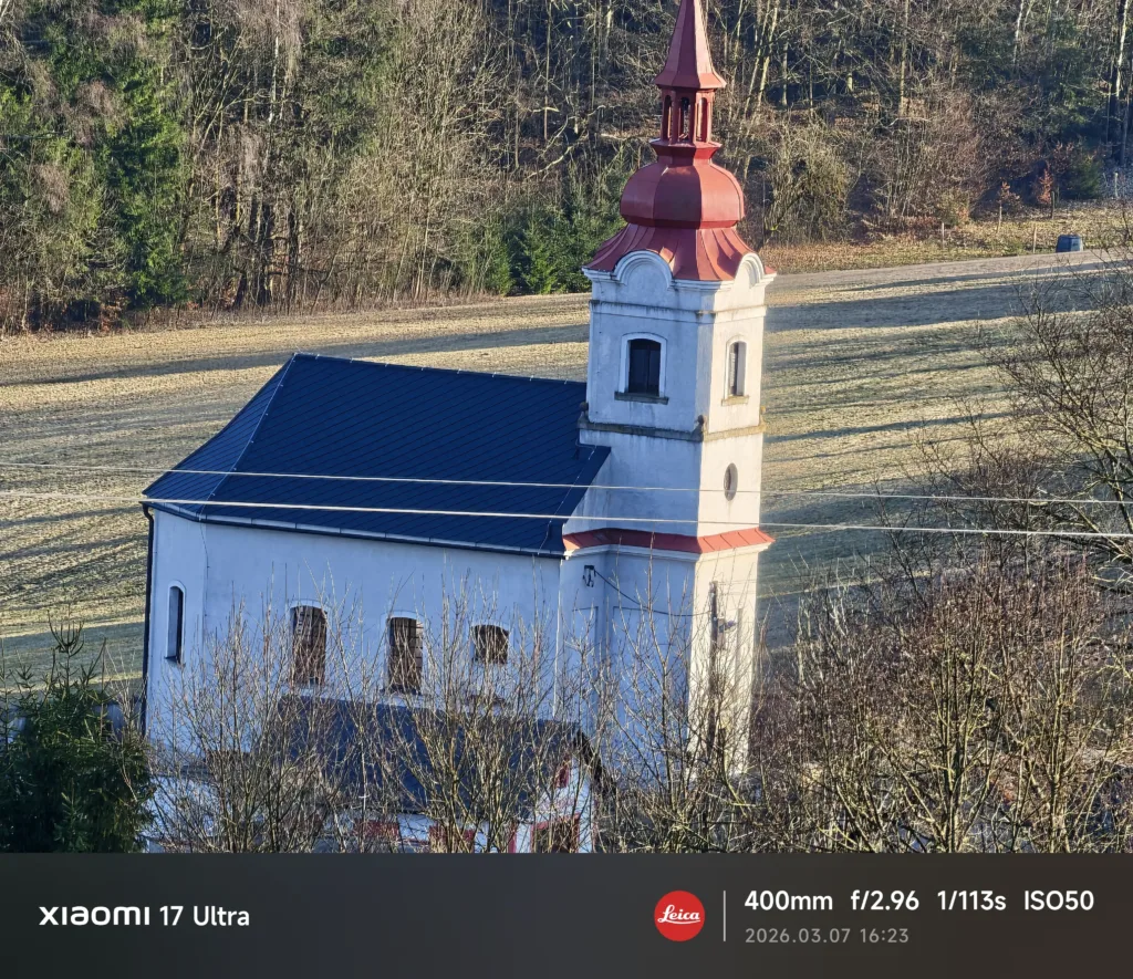 xiaomi 17 ultra fotografie porizena teleobjektivem 8