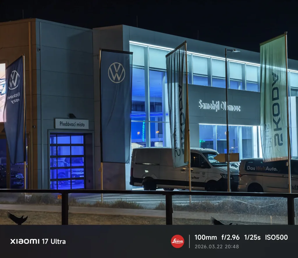 xiaomi 17 ultra fotografie porizene teleobjektivem nocni 1